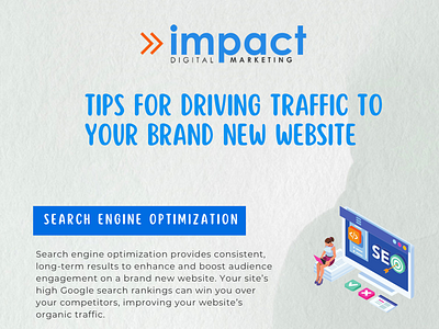 Tips for Driving Traffic to Your Brand New Website