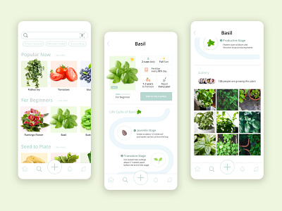 Plant app inspiration