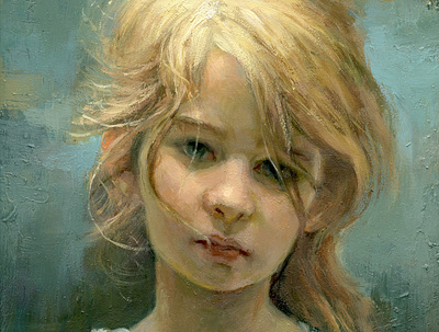 Abbey (Oil study) illustration oil oil painting painting portrait traditional young adult