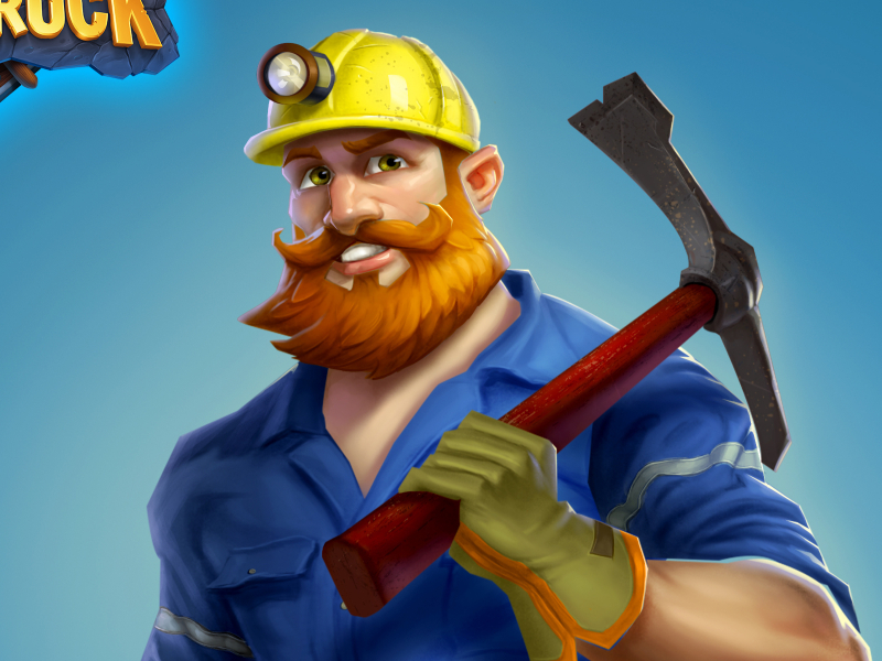 Miner Full Body Art w logo cartoon character character design characters concept design conceptart game art illustration young adult