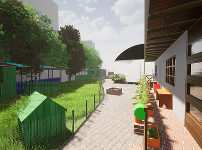 Render de zona agraria 3d model quality realistic render sketchup textures twinmotion