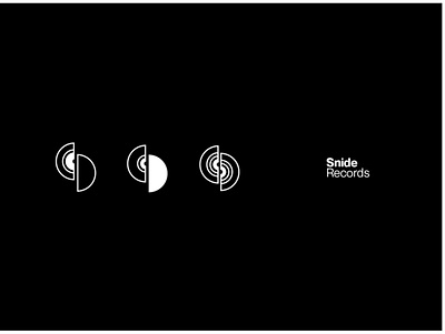 Snide Records - Concept One branding design icon logo minimalism minimalist logo minimalistic music record label simple