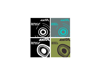 Snide 06 branding cover design design distorted icon logo minimalism minimalistic music record label typography