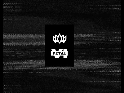 VI Petal - Logo branding brutalism design distorted icon logo minimalism minimalist logo minimalistic simple typography