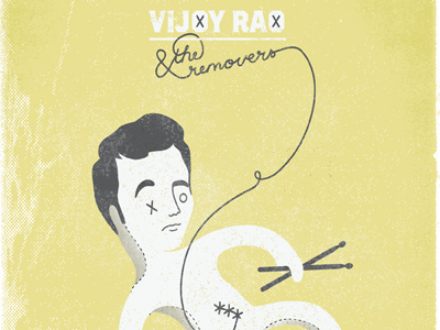 Vijoy Rao & Removers illustration poster