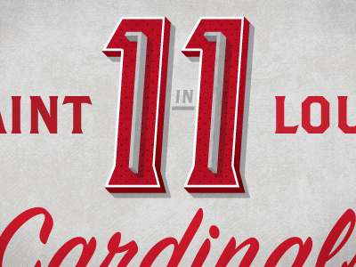 11 in 11 11 baseball cardinals saint louis stl world series