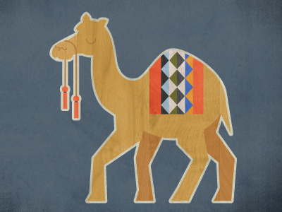 Nativity (camel) camel illustration nativity pattern texture