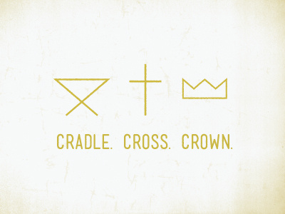 Cradle cross crown