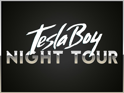 Tesla Boy Night Tour Logo