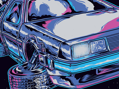 Dribbble Delorian