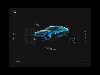 Automobile Page ui ui ux