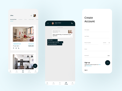 Roomi App. (For Rommates) design ui ui ux