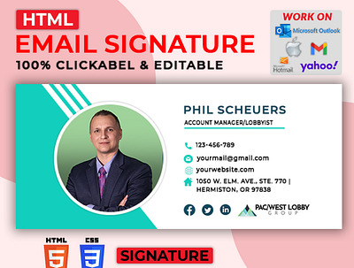 Html Email Signature Design business business email design email design email signatures esign esignature gmail gmail signature html html email html signature htmlemail mail message sign outlook outlook signature signature stationary