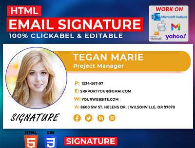 Html email signature design apple mail business business email contact message contact signature creative email e signature email email design email e signature email signatures email stationarey gmail gmail signature html email html signature mail