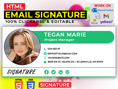 Html email signature design mail message message signature outlook outlook signature professional email responsive responsive e signature responsive signature responsive signatures signature thunderbird