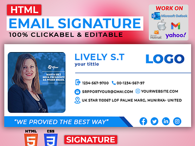 Html Email Signature Design