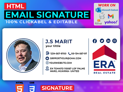 Html Email Signature Design
