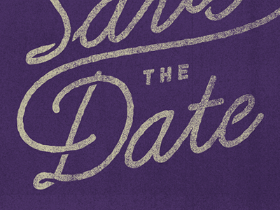 Save the Date Typography save the date wedding typography hand drawn