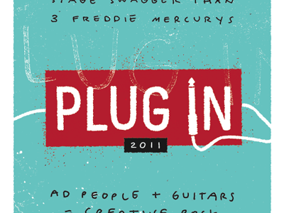 Plug In - AdFed Memphis adfed advertising federation memphis music plug in poster tennessee tn