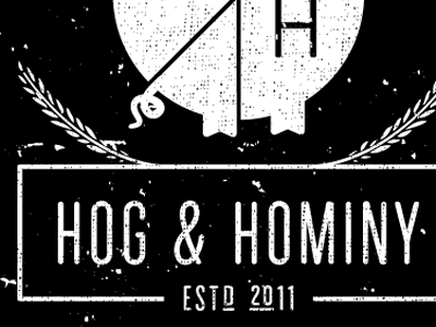 Hog & Hominy Logo Concept