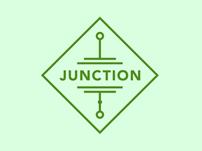 Junction concept conductor diagrams electrical junction logo