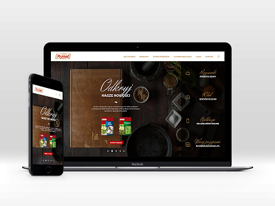 Prymat website redesign concept concept food redesign spices ui ux web website