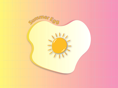 Summer Egg design dribbbleweeklywarmup graphic design illustration logo summer summeregg summertime vector