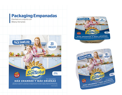 Packaging Empanadas design designing empanadas graphic design la salteña mockup package packagedesign packaging packaging design