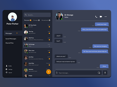 Direct Messaging UI