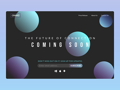 COMING SOON PAGE daily ui daily ui day 019 dailyui design figma landing page responsive web app ui ux web 3 web 3.0 web design web3 website design