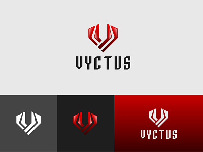 Vyctus Fitness Clothing Brand brand design brand identity branding clothing brand clothing design fitness logo geometric logo icon latin logo minimal modern design modern logo monogram monogram logo v letter logo v logo vector way of living