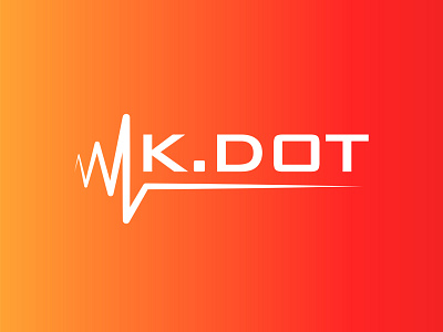 K.Dot Beat Production beat brand design brand identity branding design dot drill music k letter modern logo music producer production rap vector vector logo wordmark
