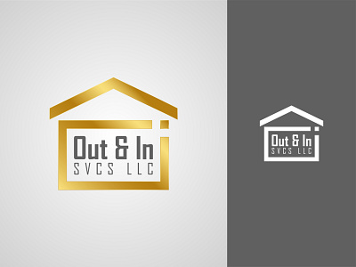 Out & In SVCS LLC Real Estate Company brand design brand identity branding company branding house investments literal logo maintenance modern logo oi letters logo out and in properties real estate agency real estate logo sales vector logo
