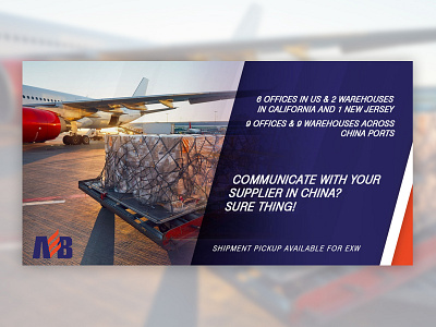 AEB Logistics Facebook Ads banner ads banner design facebook ads logistics company photoshop