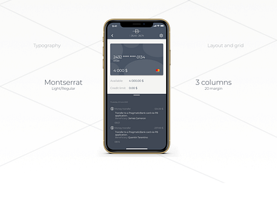 PragmaticBank app appdesign bank banking blue finance minimal mobile money online