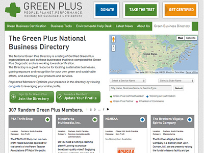 Green Plus Website Design