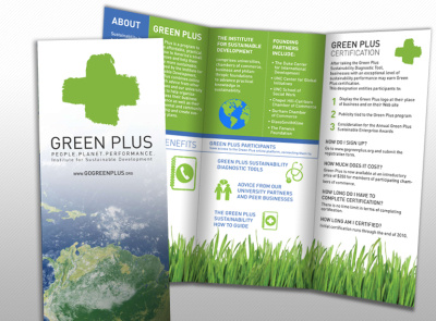 Green Plus Brochure Design design