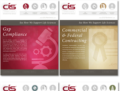 CIS Brochures branding design illustration vector