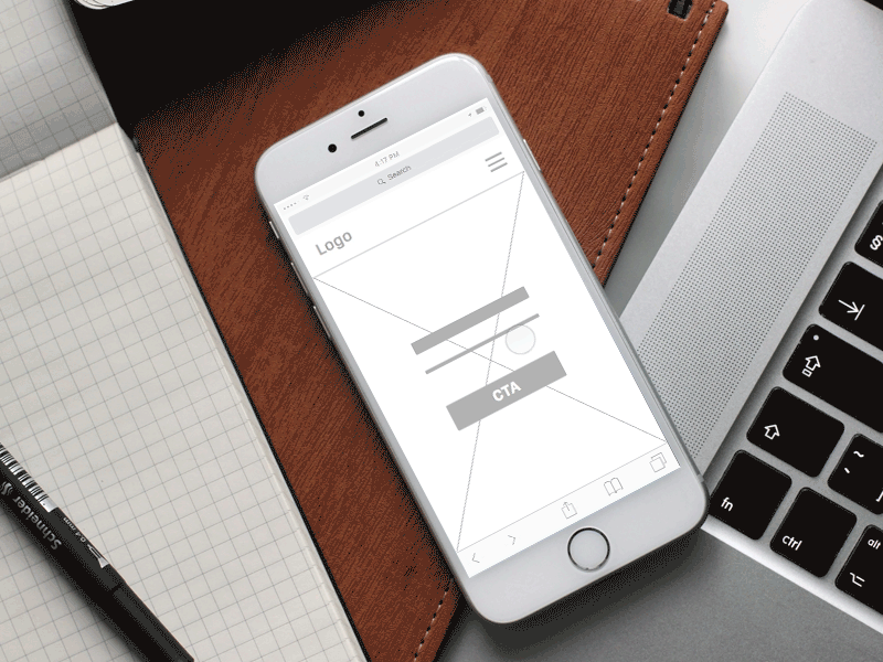 Landing page prototype prototype user experience design ux ux design wireframe