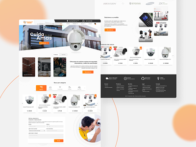 Security eCommerce  - Web Design - Landing Pages