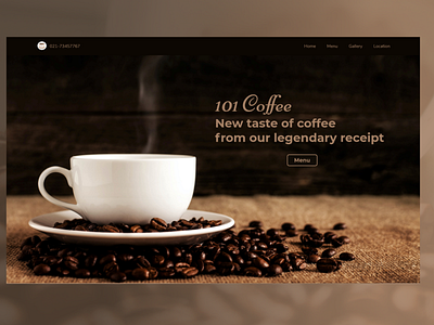 101 Coffee coffee design ui ui design uidesign uidesigns web web design webdesign website website design