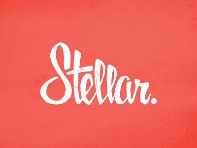 Stellar Round 2 Vector a custom e hand drawn hand drawn l lettering light logo r s script stellar t text texture vector white word mark