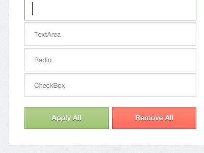 Fields and Buttons button clean form inset minimal shadow text fields