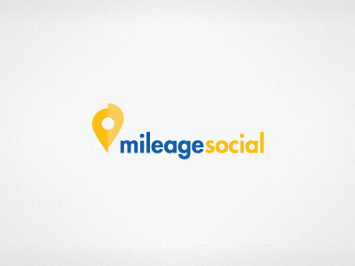 Mileage Social futura logo simple social