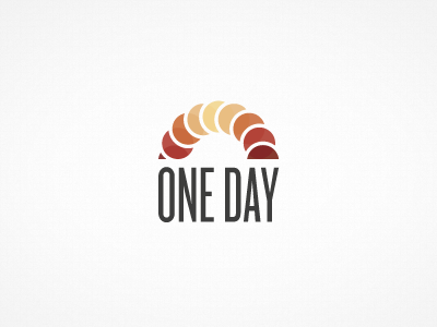 One Day 2 circle concept logo