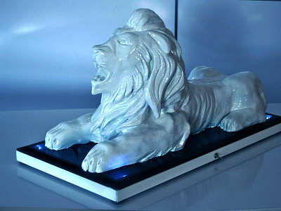 "Lion Power" Clay model artist clay gift lion mihael.net model modeling power