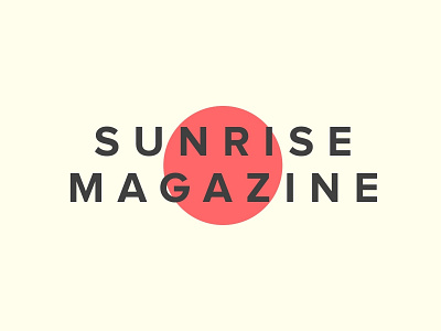 Logo Sunrise Magazine