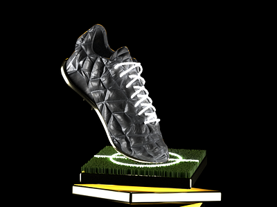 Lighting boots! 3d 3d art cinema4d colors design fútbol graphic design modeling modern motion graphics soccer
