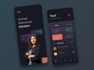 Human Resources Solution. Mobile App