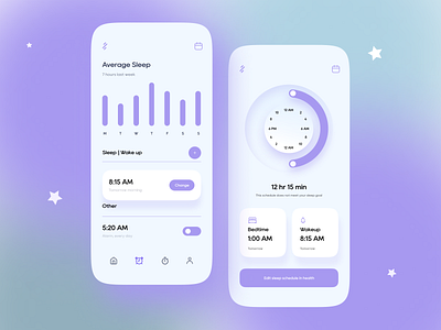 Iphone Alarm UI Design by Ghulam Rasool